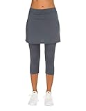 Balancora Hosenrock Damen Sportswear-Röcke 2 in 1 Golfkleidung Laufskort für Frauen Mädchen Tennisrock mit Leggings