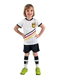 Fußball Trikotset Trikot Kinder 4 Sterne Deutschland WUNSCHNAME Nummer Geschenk Größe 98-176 T-Shirt Weltmeister 2014 Fanartikel EM 2016