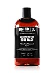 Brickell Men's Invigorating Mint Body Wash - Natürliches & organisches Minz-Duschgel mit Aloe, Glycerin & Teebaumöl - Ohne Sulfate - Parfümiert