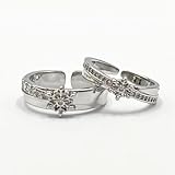 Sopodbacker Ring Ringe Damen Bijouterie Herren Spiel Liebe Cosplay Ring Unisex Verstellbare Eheringe Paar Accessoires Punk Größenveränderbar Zay