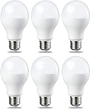 Amazon Basics LED-Leuchtmittel, Edison-Schraubgewinde E27, 13 W (entspricht 100-W-Glühbirne), Kaltweiß, nicht dimmbar, 6 Stück