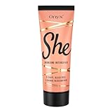 Onyx She Solarium Bräunungsbeschleuniger für Frauen - Solarium Kosmetik mit Bronzer & Anti-Cellulite-Öl