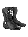 Alpinestars Motorradstiefel Stella SMX 6 V3 Boots Damen Stiefel, BLACK WHITE, 43 EU