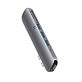 Afterplug USB-C-Hub für MacBook, 7-in-2-Multiport-Typ-C-Adapter mit 100 W PD, 4K-HDMI, SD & Mikro-SD-Kartenleser für Thunderbolt 3, MacBook Pro 2016-2020 M1 & MacBook Air 2018-2020 M1