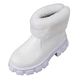 Damen Schuhe Winter Schnürschuhe Herren sportlich Loafers Damen Plateau Trachtenschuhe Herren 46 Atmungsaktiver Komfort (Weiß,37)