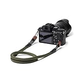C-Rope Kameragurt The Climber aus Kletterseil, handgearbeitet, Kamera Gurt aus Seil, 140 cm, Military Olive