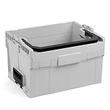 Bosch Sortimo LT-BOXX 272 in grau | Werkzeugaufbewahrung System | Werkzeugkoffer groß leer | Ideale Werkzeubox offen