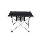 BOLYKI ZD Klapptische Tragbarer Klapptisch Leichte Camping Gartenmöbel Tische Picknick Aluminiumlegierung Ultraleichter Klapptisch (Size : Medium) (Medium)