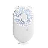 IGOSAIT Geräuschlos Mini tragbare Taschenventilator Kühle Lufthand Held Held Travel Cooler Kühlung Mini-Fans 667C (Color : White)