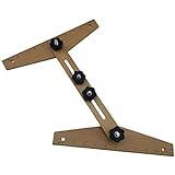 Foxglove Schablonenwerkzeug für Treppenstufen – Messwerkzeug für Treppenstufen aus verzinktem Stahl für Treppen, Setzstufen, Trennwände – genaue Messlehre
