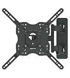 Amazon Basics TV-Halterung/Wandhalterung, schwenkbar, neigbar, für 66 - 140 cm Curved und Flach-TV oder Monitor bis 36 kg, max. VESA 400 x 400 mm, Schw