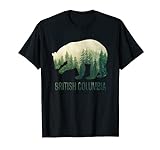 British Columbia BC Kanada Bär, Green Forest Vancouver Geschenk T-Shirt
