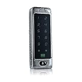 LeGDOr wasserdichte Touch-Metall-Zugangskontrolle, elektronisches Türschloss, elektrischer Toröffner, intelligente Tastatur, Gehäuseleser, ID-Karte für Unternehmen (Farbe: Silber)