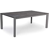 Ondis24 Gartentisch Greggia, Esstisch Aluminium/HPL, Balkontisch 220x95 cm, Terrassentisch 6-10 Personen, g