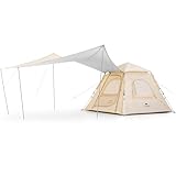 Naturehike Ango Camping Zelt Automatisches 2-3 Personen Leichtes Pop Up Wurfzelt Wasserdicht & Winddicht Kuppelzelt mit Tarp Multifunktions für Camping Wandern Backpacking