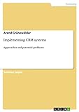 Implementing CRM systems: Approaches and potential problems (English Edition)