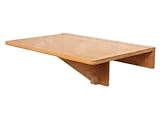 SoBuy FWT031-N Wandklapptisch Klapptisch Tisch Küchentisch Kindermöbel aus Bambus 60x40cm