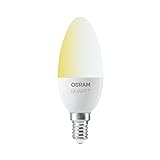 OSRAM Smart+ LED, ZigBee Lampe mit E14 Sockel, warmweiß bis tageslicht (2000K - 6500K), dimmbar, Direkt kompatibel mit Echo Plus und Echo Show (2. Gen.), Kompatibel mit Philips Hue Bridge