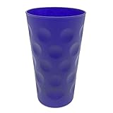 Blau Dubbeglas 0,5 Liter (matt gefärbt) - Farbige Dubbegläser Schoppenglas Weinglas Weißweinglas Schorleglas