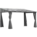 Terrassendach Toledo Gartenpavillon Aluminium | Hardtop Pavillon 3x4