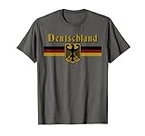 DEUTSCHLAND Deutschland Flagge Banner Retro Vintage T-Shirt