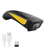NETUM C750 Wireless Barcode Scanner Bluetooth Compatible Small Pocket USB 1D 2D QR Code Scanner for Inventory, Bar Code Image Reader für Tablet iPhone iPad Android iOS PC POS.
