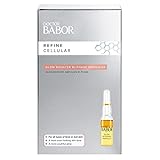 DOCTOR BABOR Glow Booster Bi-Phase Ampullen, Anti-Aging Serum für das Gesicht, Mit Vitamin C & E für Anti-Falten Effekt, für glattere Haut, 7 x 1 ml