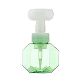Youjin Seifenspender in Blumenform, 300 ml Kunststoff-Schaum-Pumpflasche für Handseife, Duschgel, Küche Badezimmer Zubehör Handseifenspender
