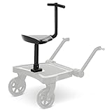 ABC Design Sitz Kiddie Ride On 2 - kompatibel mit Trittbrett Kiddie Ride On 2 - Zubehör für Kinderwagen - Farbe: black