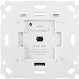 Homematic IP Smart Home Schaltaktor für Markenschalter – 2-fach, zwei Leuchten smart schalten, Energie sparen, 156757A0