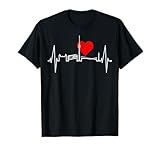 Stuttgart Skyline Herzschlag Fan Herz Liebe I Love Stuttgart T-S