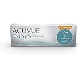 ACUVUE OASYS 1-Day for Astigmatism Kontaktlinsen – Tageslinsen mit komfortablem Tragegefühl – -1,5 dpt, Cyl -0,75, Ach 180 und BC 8.5 – Mit UV Schutz und Austrocknungsschutz – 30 Linsen