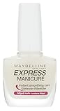 Maybelline New York Make-Up Nailpolish Express Manicure Nagellack Rillenfüller/Base Coat Nagellack für glatte Nägel, 1 x 10 ml