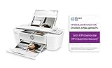 HP DeskJet 3750 Multifunktionsdrucker (Drucken, Scannen, Kopieren, WLAN, Airprint, mit 4 Probemonaten HP Instant Ink Inklusive) weiß, 177 x 403 x 142 mm