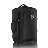 EVERYDAY SAFARI RYANAIR geeignetes Handgepäck 55x40x20 cm Maße erfüllen Bestimmungen, Kabinengepäck, Reiserucksack, Reisegepäck, Koffer-Tasche schwarz