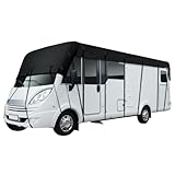 6.5 x 3M Wohnwagen Schutzhülle, 210D Oxford Wohnmobil Dachschutzplane für universelle Wohnwagen-Dachabdeckung, Wohnmobilabdeckungen Schutzdach Dachabdeckung für Wasserdicht Sonnensicher W