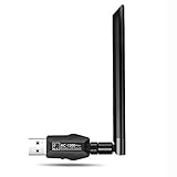 HENMI WLAN Stick, WLAN USB Adapter Dual Band 1200Mbps(5.8G/867Mbps+2.4G/300Mbps) USB 3.0 WLAN Antenne Für PC Windows 10/XP/Win7/8/8.1/Linux/Mac OS