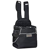 Cinf Hunderucksack KatzenRucksack for Small Dogs Cats Carrier Backpack Front Bag Tragetasche Hund Backpack Transport Bag with Plenty of Space, Multifunctional Gefühl der Sicherheit 4.5kg (schwarz, M)