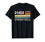 Retro 01458 Ottendorf-Okrilla Vintage Gemeinde PLZ T-Shirt