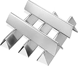 Denmay 7636 38,8cm Flavorizer Bar Ersatzteile für Weber Spirit I & II E/S-310 320 330 (mit vorderen Brennerknöpfen), Spirit E310 S310 E320 S320 E330 S330, Edelstahl Heizplatten Aromaschienen 5 Pack