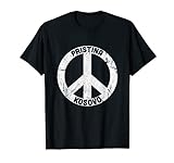 Liebe Frieden Von Pristina Kosovo Stolzes Heimatland Kosovar T-Shirt