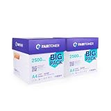FairToner Kopierpapier 5000 Blatt DIN-A4 80g, Weiß (10 x 500 Blatt / 10er Pack) Universal Druckerpapier für Laserdrucker und Tintenstrahldrucker geeig
