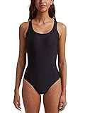 ESPRIT Damen Ocean Beach Side Logo Swimsuit Badeanzug, 001/BLACK, 40