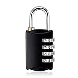 Mini Dial Digit Code Passwort Kombination Vorhängeschloss Gepäck TSA SchlossSchwarz