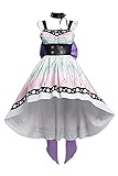 Cosplaypark Anime Kochou Shinobu Süßer Lolita-Anzug Kleid Kostüm Halloween Karneval Outfits mit Zubehör