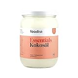 Foodist Kokosöl BIO 500ml, flüssig, kaltgepresst zum Braten, Kochen und Backen | Kokosfett | Natürliche Alternative für Haut und Haare