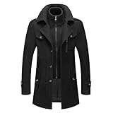 Winterjacken Herren Kurzmantel Herren Mantel Herren Lang Männer Mantel Hartmann Mantel Winterjacke Herren 5Xl Übergröße Herren Wintermantel Lang Winterjacke Herren Lang Blazer Schwarz 5X