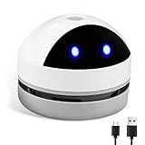 SPORWAY Tischstaubsauger Mini Tischsauger, Klein Handstaubsauger USB Wiederaufladbar Staubsauger, Hohe Saugleistung Staub Reiniger Elektrische PC Staubgebläse für Tastatur Desktop S