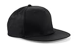 Snapback Hip Hop Rapper Cap, Farbe:Black;Größe:One Size one size,Black