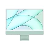 2021 Apple iMac with Apple M1 chip with 8‑core CPU and 8‑core GPU(24-inch, 256GB) Grün (Generalüberholt)